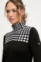 Newland longsleeve funkcyjny LADY T-NECK czarny N46775.108