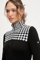 Funkčné tričko s dlhým rukávom Newland LADY T-NECK čierna N46775.108
