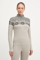 Funkčné tričko s dlhým rukávom Newland LADY TURTLENECK zimný šport béžová N46724.106