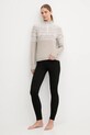 Newland longsleeve funkcyjny LADY T-NECK N46717.97 beżowy AW25