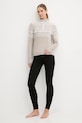 Newland longsleeve funkcyjny LADY T-NECK N46717.97 beżowy AW25