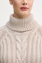 Newland sweter z dodatkiem wełny LADY WOOL SWEATER N46536.34 beżowy