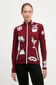 Newland bluza funkcyjna LADY FULL ZIP sporty zimowe bordowy N46872.198