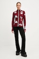 Newland bluza funkcyjna LADY FULL ZIP N46872.198 bordowy AW25
