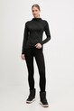 Newland longsleeve funkcyjny LADY T-NECK N46509.167 czarny AW25