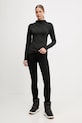 Newland longsleeve funkcyjny LADY T-NECK N46509.167 czarny AW25