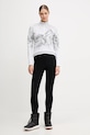 Newland longsleeve funkcyjny LADY T-NECK N46833.143 szary AW25