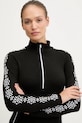 Funkčné tričko s dlhým rukávom Newland LADY T-NECK čierna N46720.108