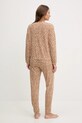 United Colors of Benetton piżama brązowy 32QH3P04E