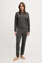 United Colors of Benetton piżama dzianina szary 32QH3P04E