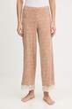 United Colors of Benetton spodnie piżamowe dzianina beżowy 32V93F04S