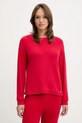 Zgornji del pižame United Colors of Benetton Pletenina rdeča 3Q413M08A