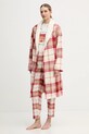 United Colors of Benetton szlafrok 6FK81C00E różowy AW25