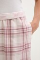 Hollister Co. spodnie piżamowe damskie z wiskozą różowy KI346.5098.602