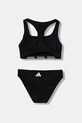 Роздільний дитячий купальник adidas Performance JM8173 чорний AW25