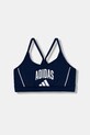 adidas biustonosz sportowy dziecięcy miękka granatowy JW8659