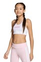 adidas biustonosz sportowy dziecięcy miękka biały JX3925