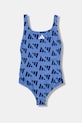 adidas Performance costum de baie copii cu modele albastru JM5949