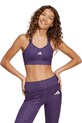 adidas biustonosz sportowy dziecięcy miękka fioletowy JM3916