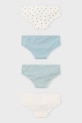 Dětské kalhotky Mayoral 10038.6B.Mini.9BYA tyrkysová AW25