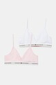 Tommy Hilfiger biustonosz dziecięcy 2-pack nadruk różowy UG0UG00806.9BYA