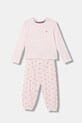 Tommy Hilfiger piżama dziecięca komplet różowy UG0UG00817.9BYA