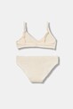 United Colors of Benetton komplet biustonosz i figi dziecięce 3MK50K02X.G.seasonal beżowy AW25