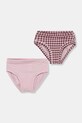 United Colors of Benetton figi dziecięce 2-pack wzorzyste fioletowy 3SH70S02U.G.seasonal