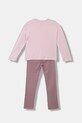 Παιδικές βαμβακερές πιτζάμες United Colors of Benetton 3VD00P09C.G.seasonal ροζ AW25