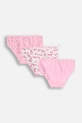 Detské nohavičky Coccodrillo 3-pak ZC5406314PAN ružová AW25