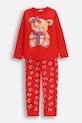 Coccodrillo komplet piżamowy dziecięcy bawełniany komplet czerwony ZC5448106MER
