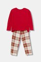 Otroška pižama United Colors of Benetton 3DKE0P07Z.G.Season.9BYA rdeča AW25