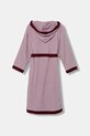 Дитячий бавовняний халат United Colors of Benetton 6ORD0800R.G.seasonal рожевий AW25