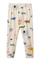 Chłopiec Liewood piżama dziecięca Wilhelm Printed Pyjamas Set LW20674.9BYA beżowy