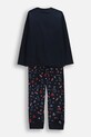 Otroški bombažen pižama komplet Coccodrillo ZC5448101MER mornarsko modra AW25