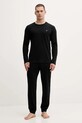 Emporio Armani Underwear piżama nadruk czarny EM000610.AF10776
