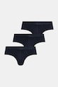 Слипове Emporio Armani Underwear (3 броя) трикотаж тъмносин EM000258.AF10780