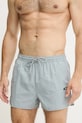 Plavkové šortky Calvin Klein sivá LV00N61110