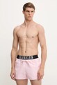 Calvin Klein szorty kąpielowe LV00N61094 różowy AW25
