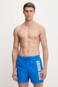 Plavkové šortky Calvin Klein LV00N61092 modrá AW25
