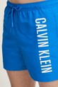 Calvin Klein szorty kąpielowe fioletowy LV00N61092