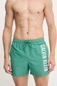 Calvin Klein szorty kąpielowe Planet friendly zielony LV00N61092