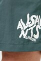 AllSaints szorty kąpielowe ORLANDO turkusowy M016WC
