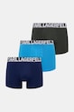 Karl Lagerfeld bokserki męskie bawełniane z elastanem 3-pack niebieski A3M47010
