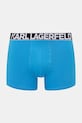 Odzież Karl Lagerfeld bokserki męskie bawełniane z elastanem 3-pack A3M47010 niebieski