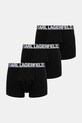 Bokserice Karl Lagerfeld 3-pack bez uzorka crna A3M47010