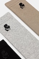 Karl Lagerfeld skarpetki 3-pack A3M47038 czarny AW25