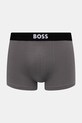 BOSS boksarice moške bombažne Trunk 3P BOSS ONE D paket 3 kosov 50549832 siva SS26