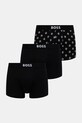 BOSS bokserki 3-pack bawełna czarny 50549832
