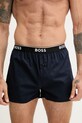 Oblečení BOSS boxerky pánské bavlněné 2P Boxer Shorts EW 2-pack 50545913 modrá